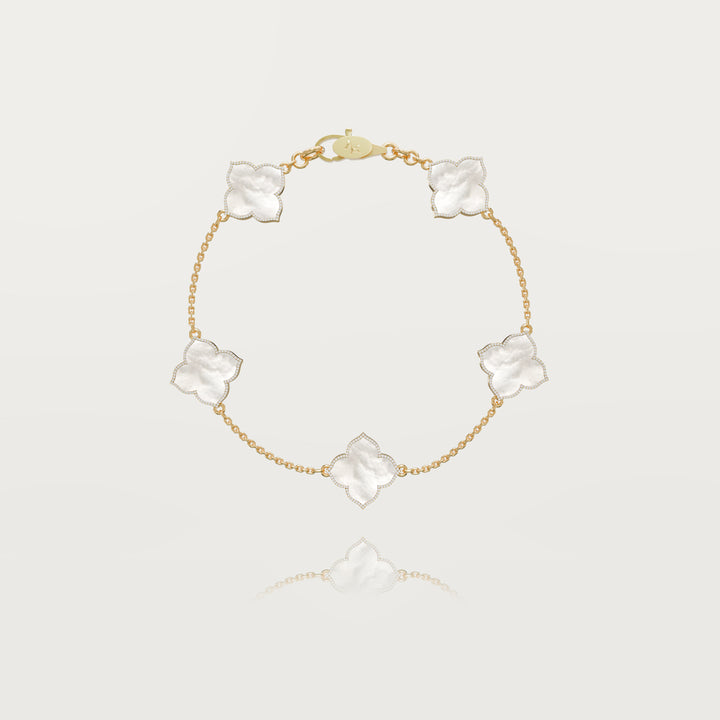 Sadiya Origin Multi Clovers Bracelet