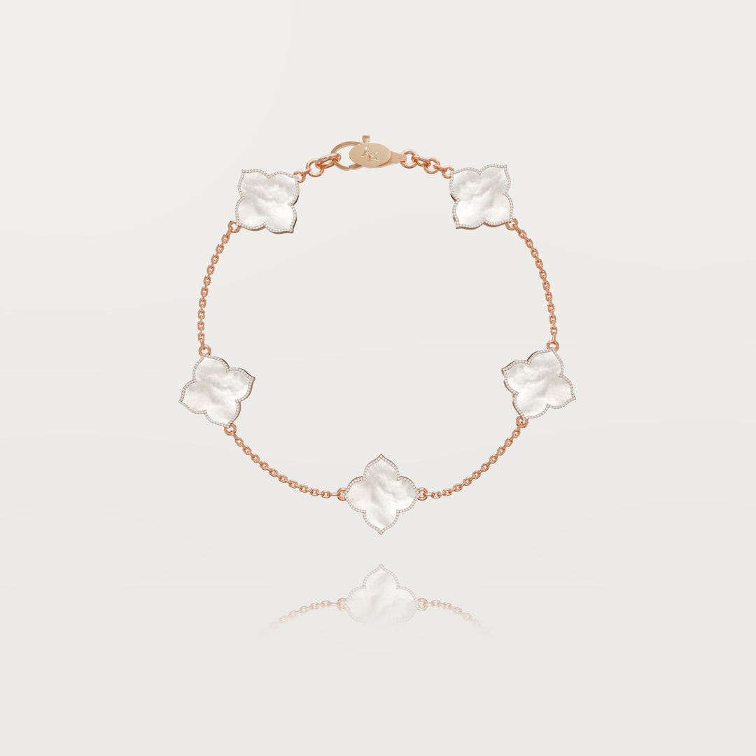 Sadiya Origin Multi Clovers Bracelet