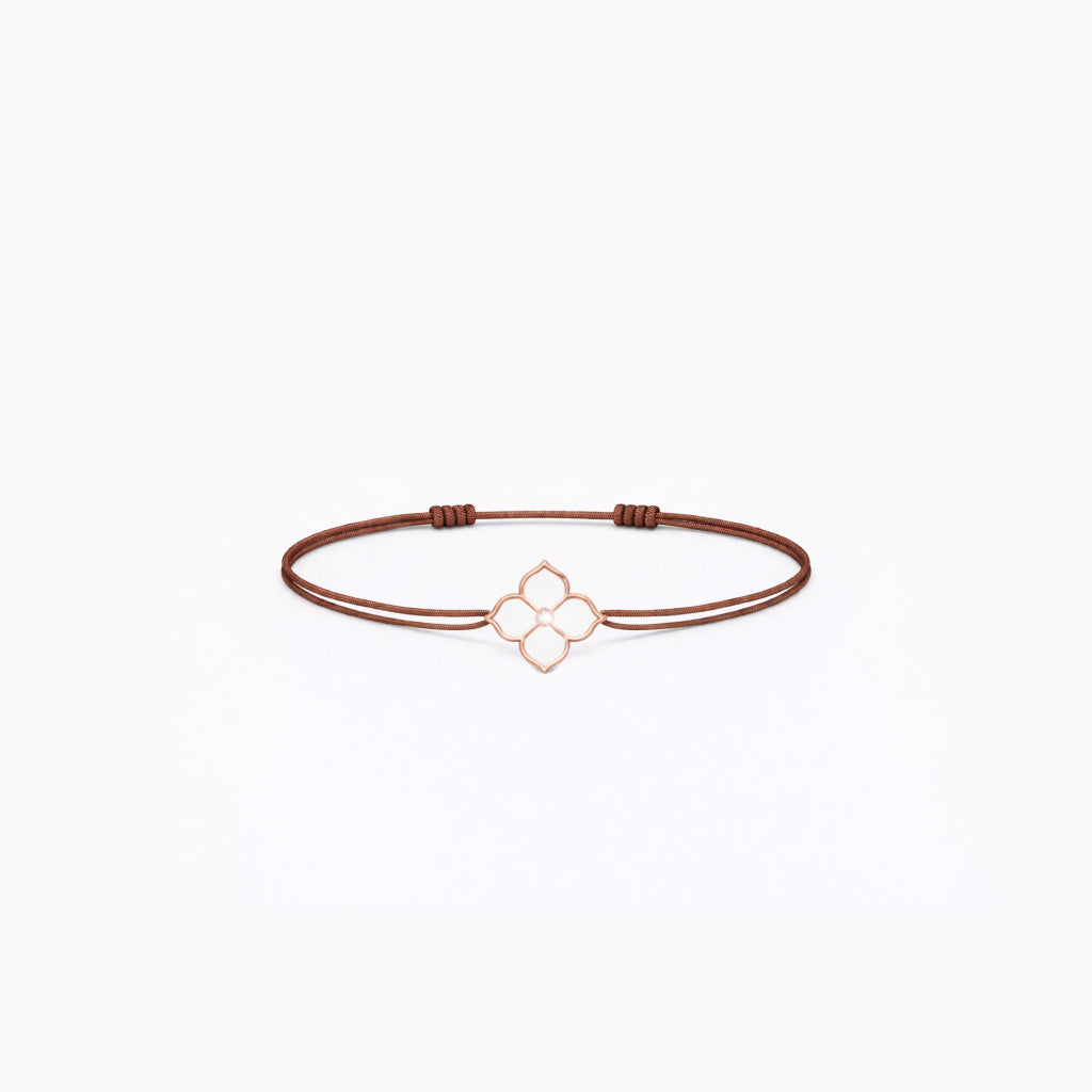 Bracelet Cordon Essentiel - Or 18 carats & Diamant naturel