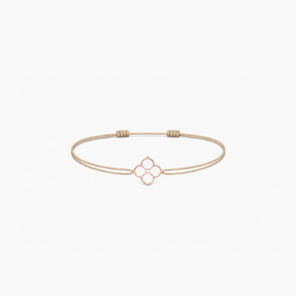 Bracelet Cordon Essentiel - Or 18 carats & Diamant naturel