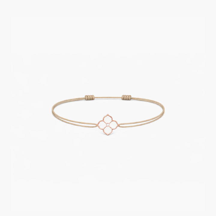 Bracelet Cordon Essentiel - Or 18 carats & Diamant naturel