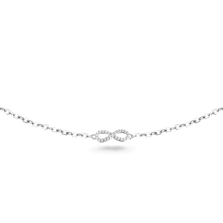 Glitzerndes Infinity-Armband 