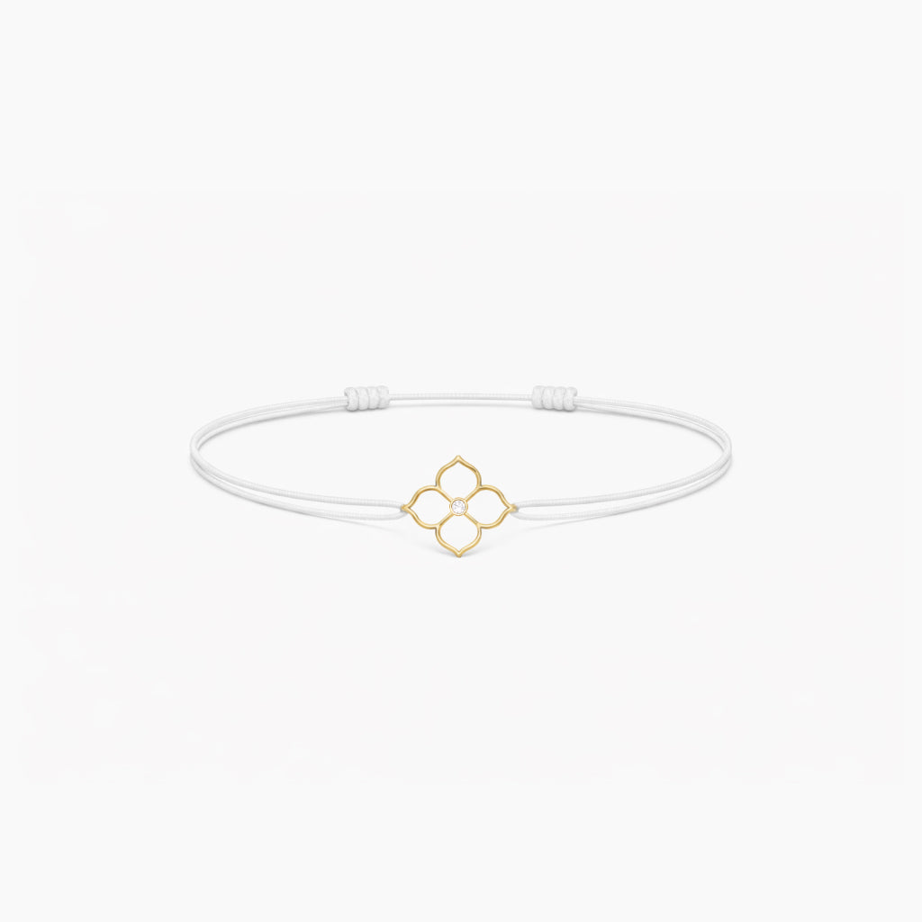 Bracelet Cordon Essentiel - Or 18 carats & Diamant naturel