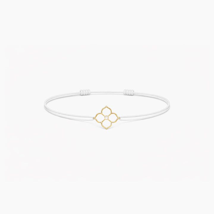 Bracelet Cordon Essentiel - Or 18 carats & Diamant naturel