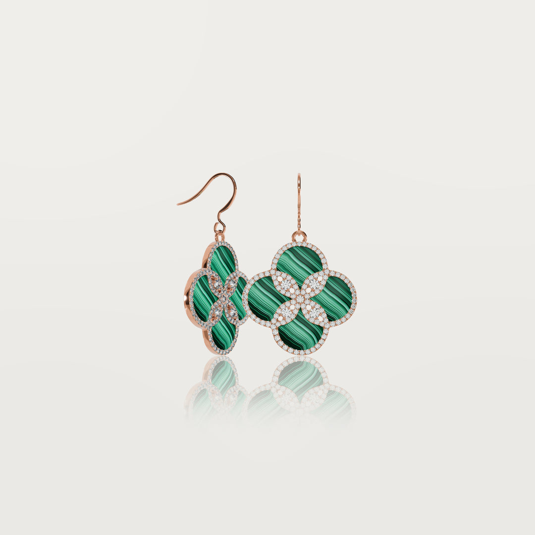 Thousand and one nights clover earrings