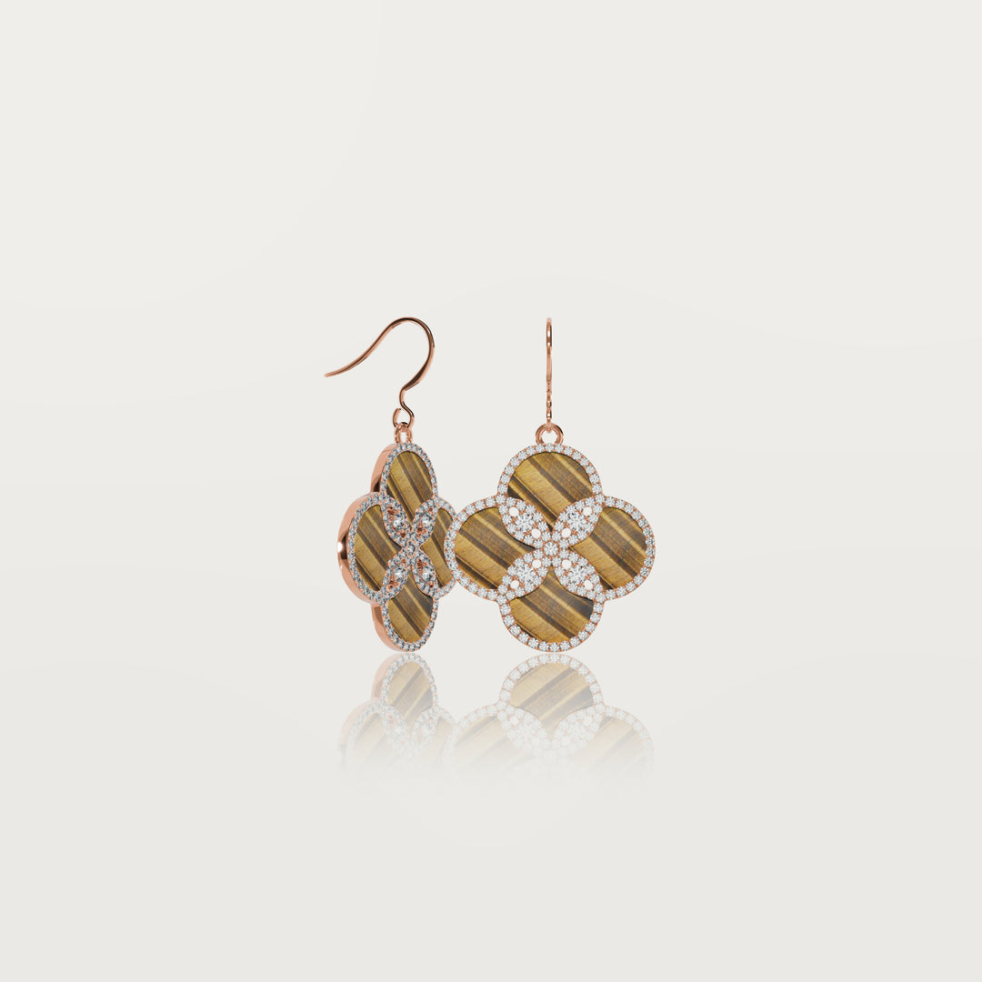 Thousand and one nights clover earrings