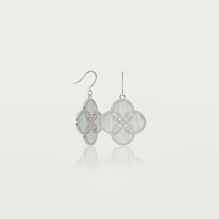 Boucles d'oreilles trèfle des mille et une nuits