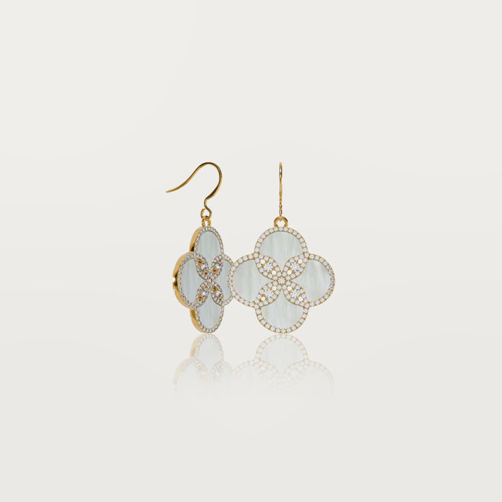 Thousand and one nights clover earrings