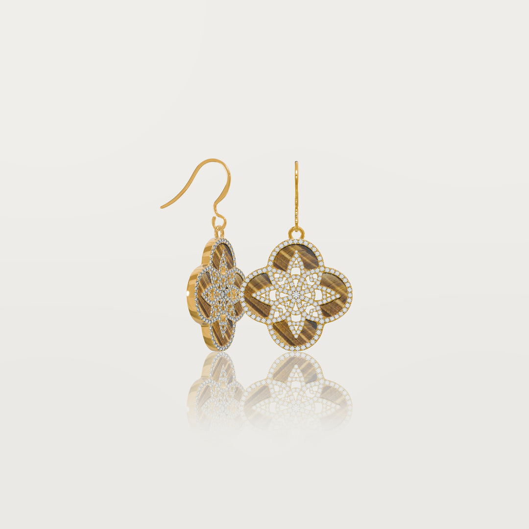 Eternal clover earrings