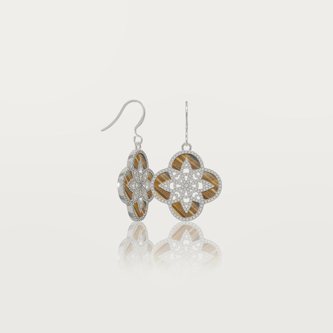 Eternal clover earrings