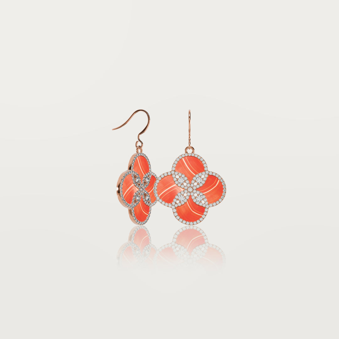 Thousand and one nights clover earrings