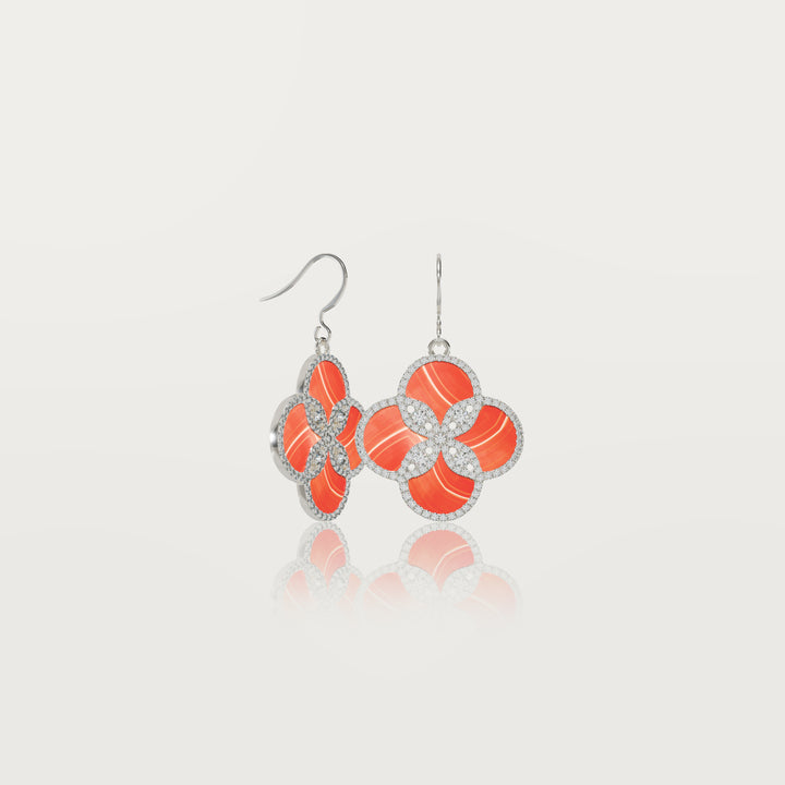 Thousand and one nights clover earrings