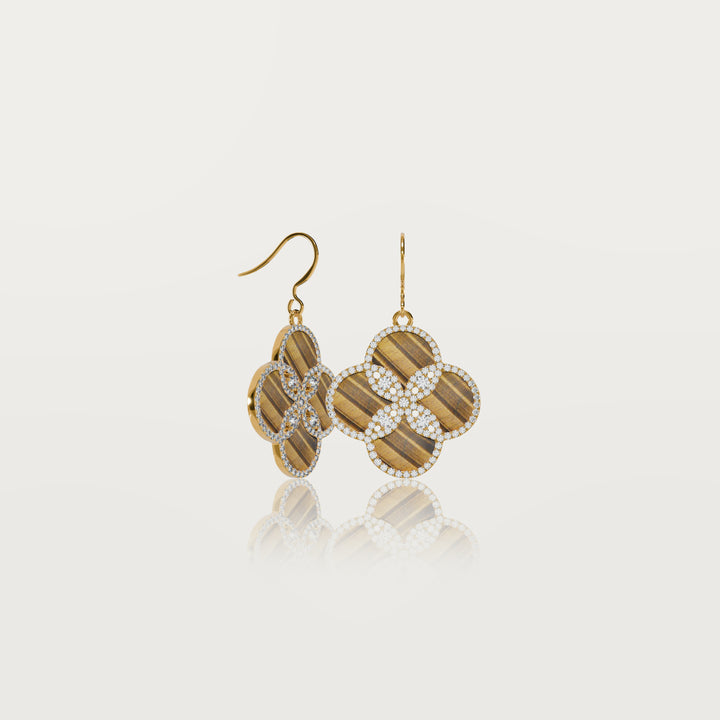 Thousand and one nights clover earrings