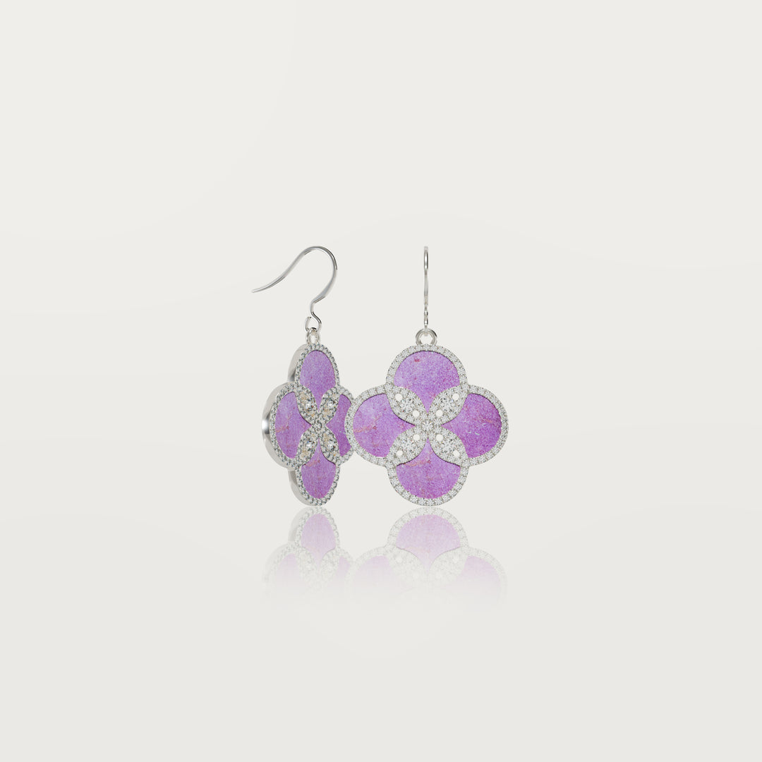 Thousand and one nights clover earrings