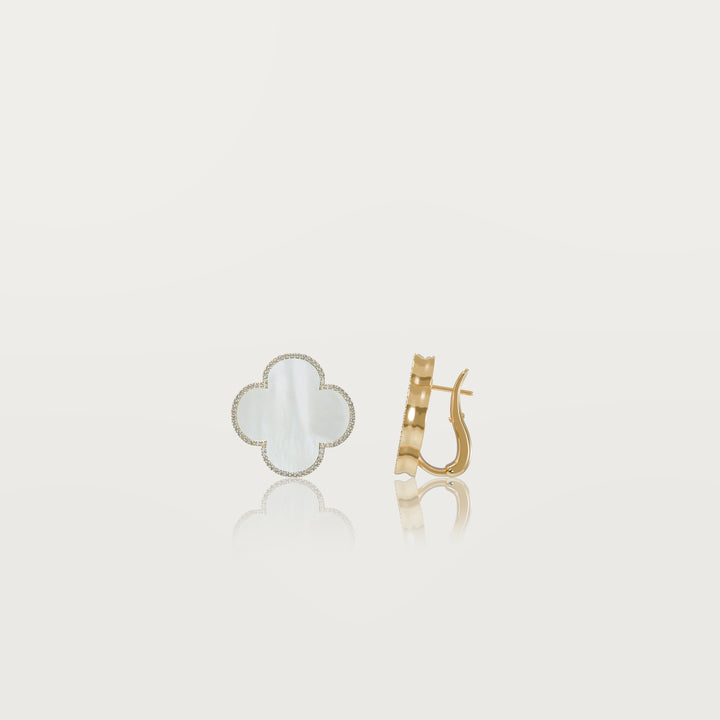 Pure Simplicity Clover Earrings