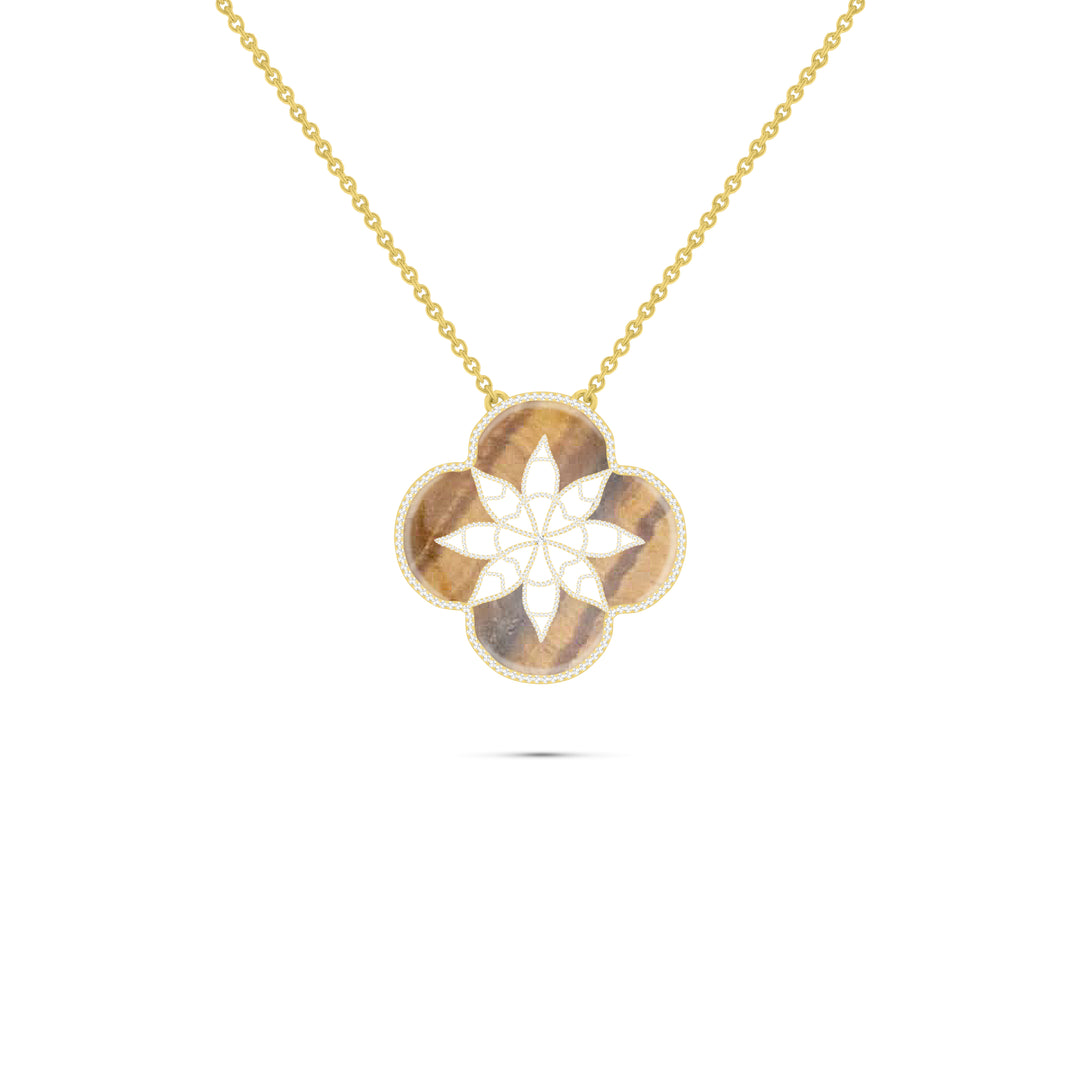 Eternal clover pendant