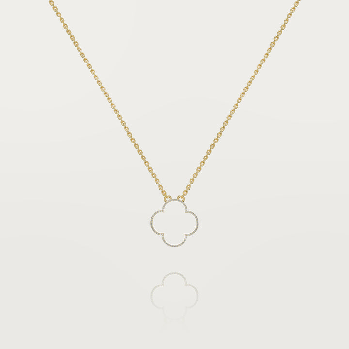 Sparkling Simplicity Clover Pendant 