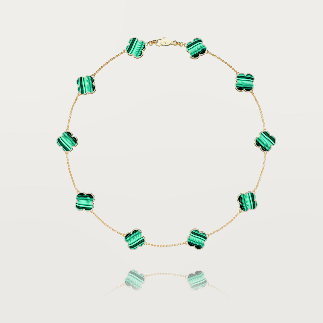 Pure simplicity multi clovers necklace