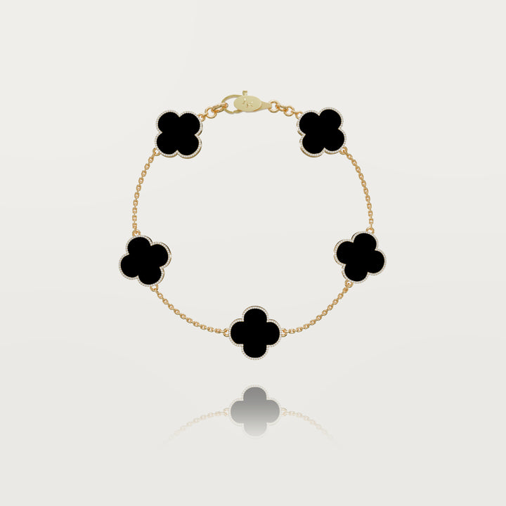 Pure simplicity multi clovers bracelet 