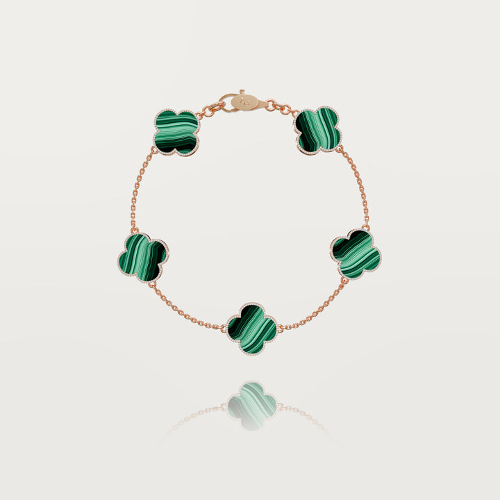 Pure simplicity multi clovers bracelet 