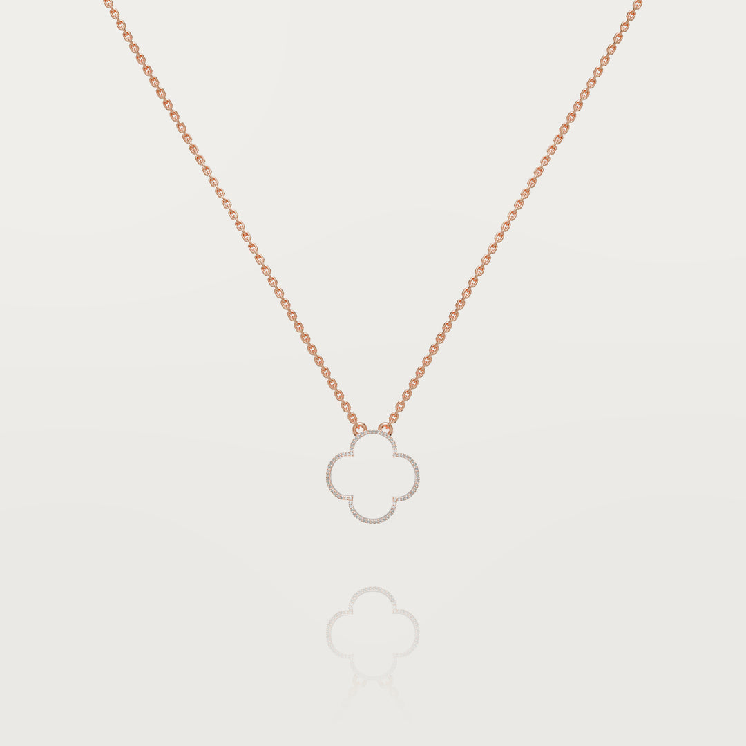 Sparkling Simplicity Clover Pendant 