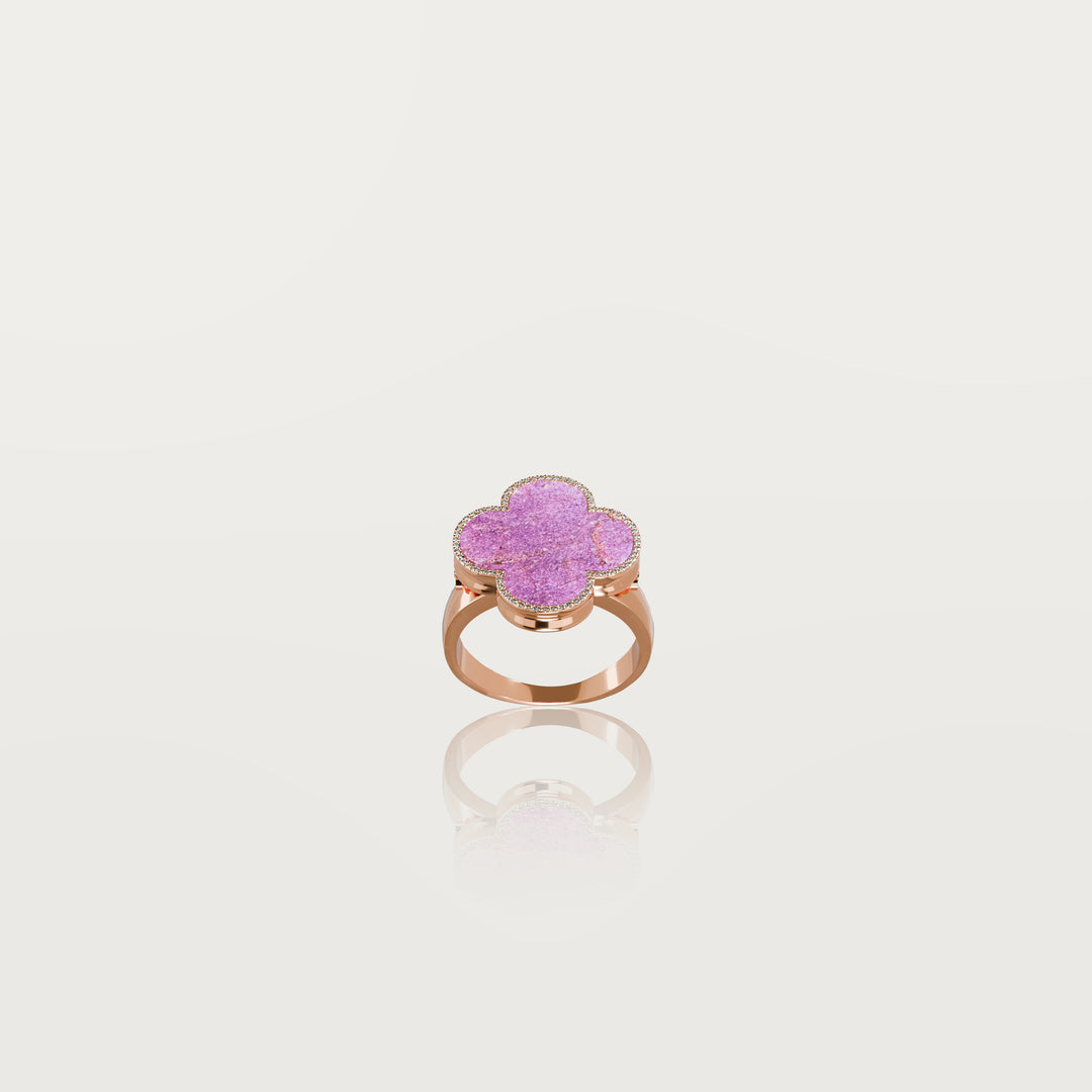 Pure simplicity clover ring 