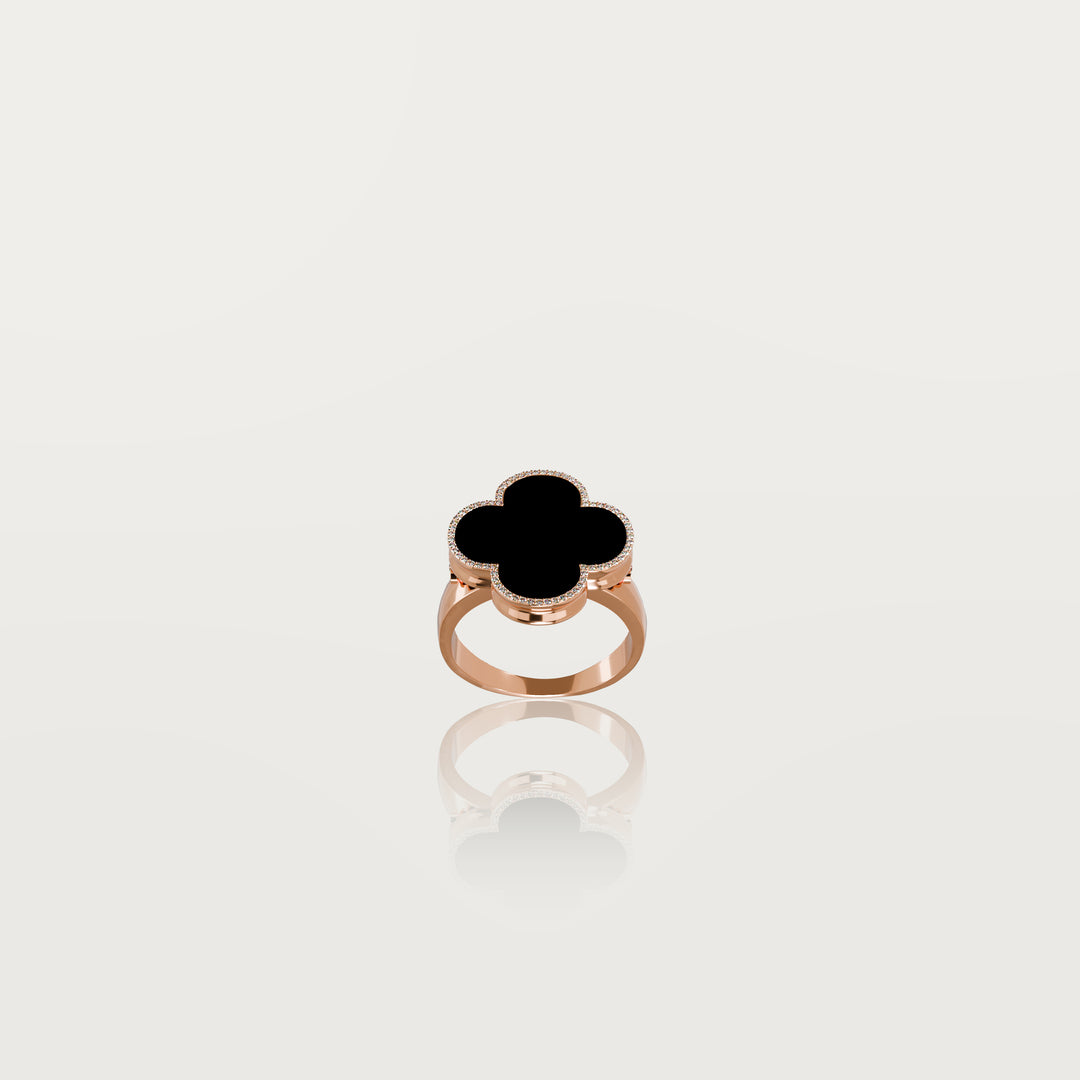 Pure simplicity clover ring 