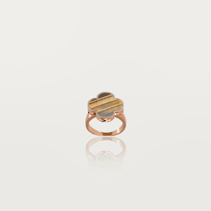 Pure simplicity clover ring 