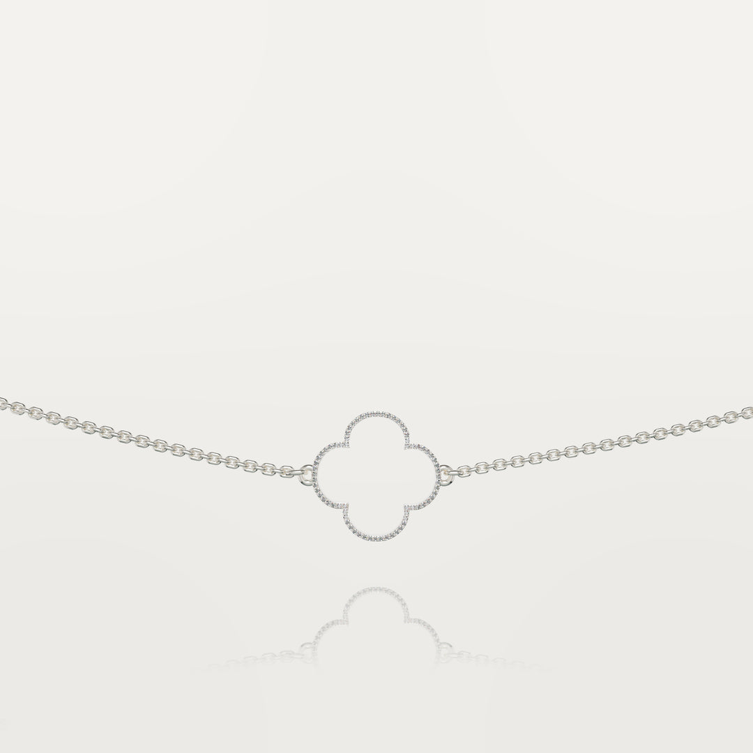 Pure simplicity clover bracelet 