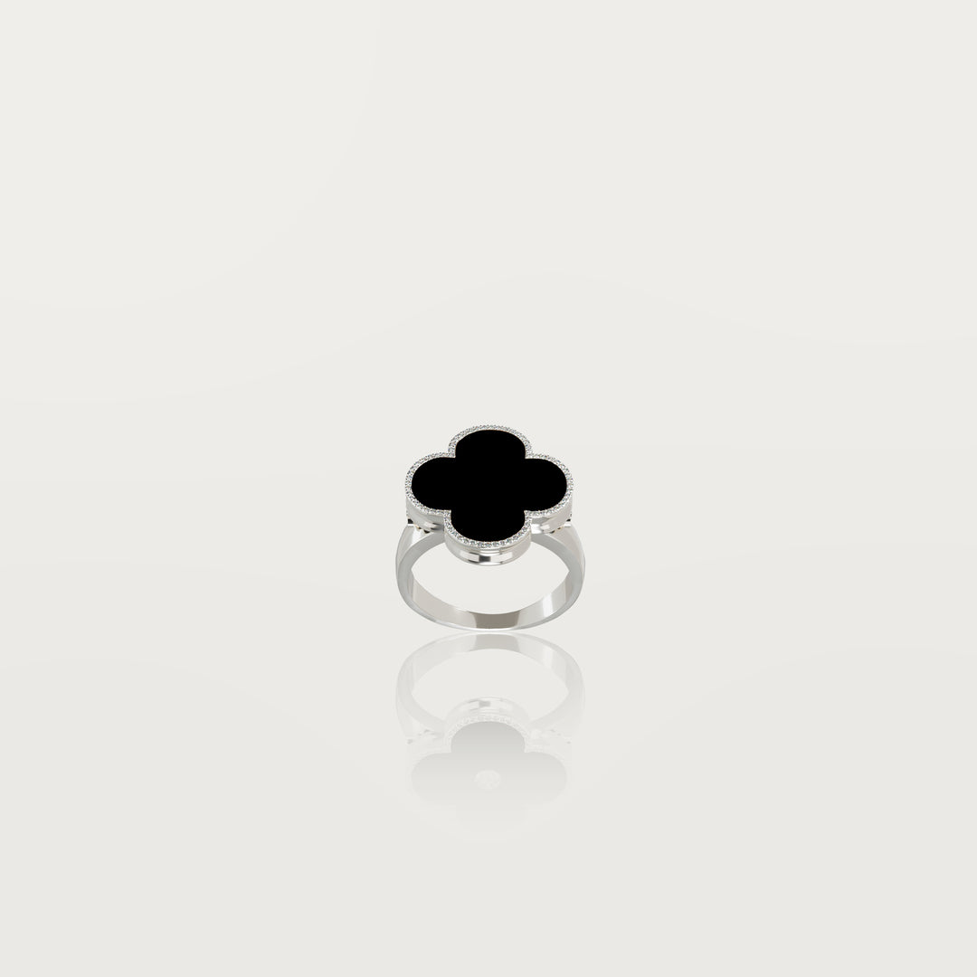 Pure simplicity clover ring 