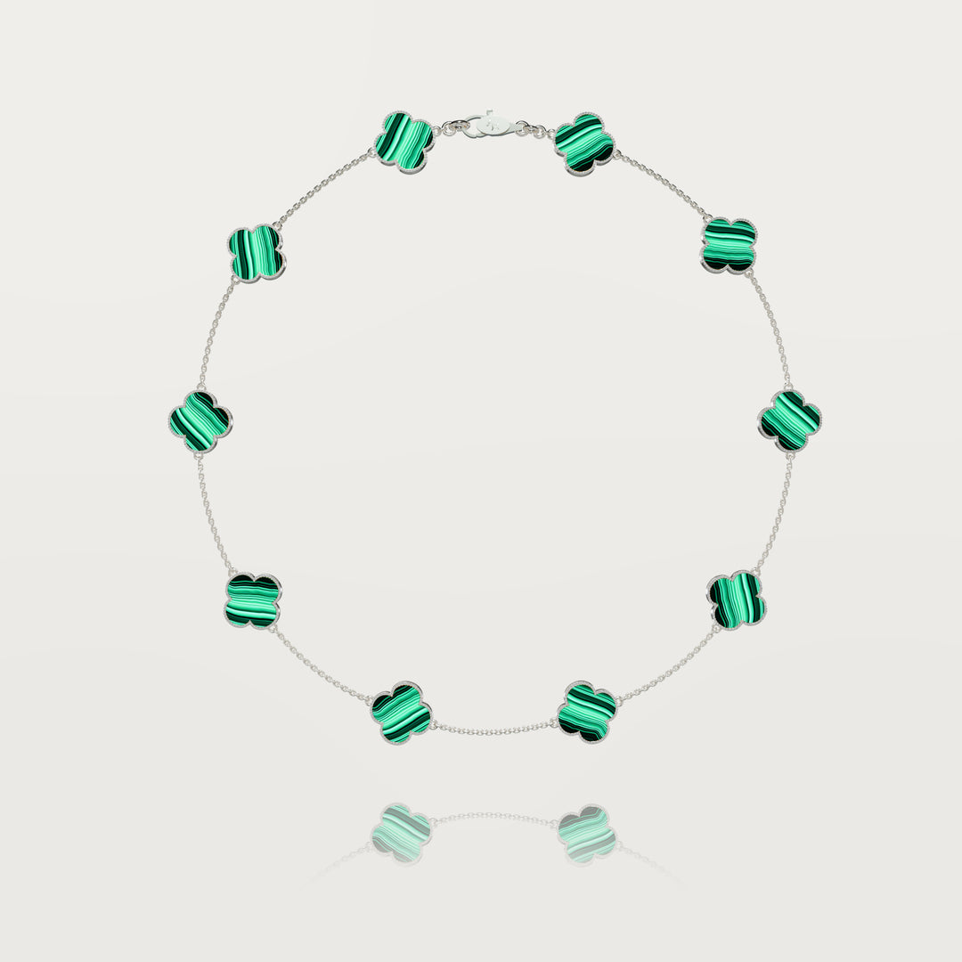 Pure simplicity multi clovers necklace