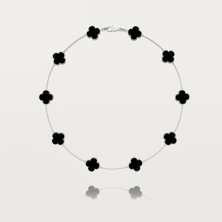 Pure simplicity multi clovers necklace