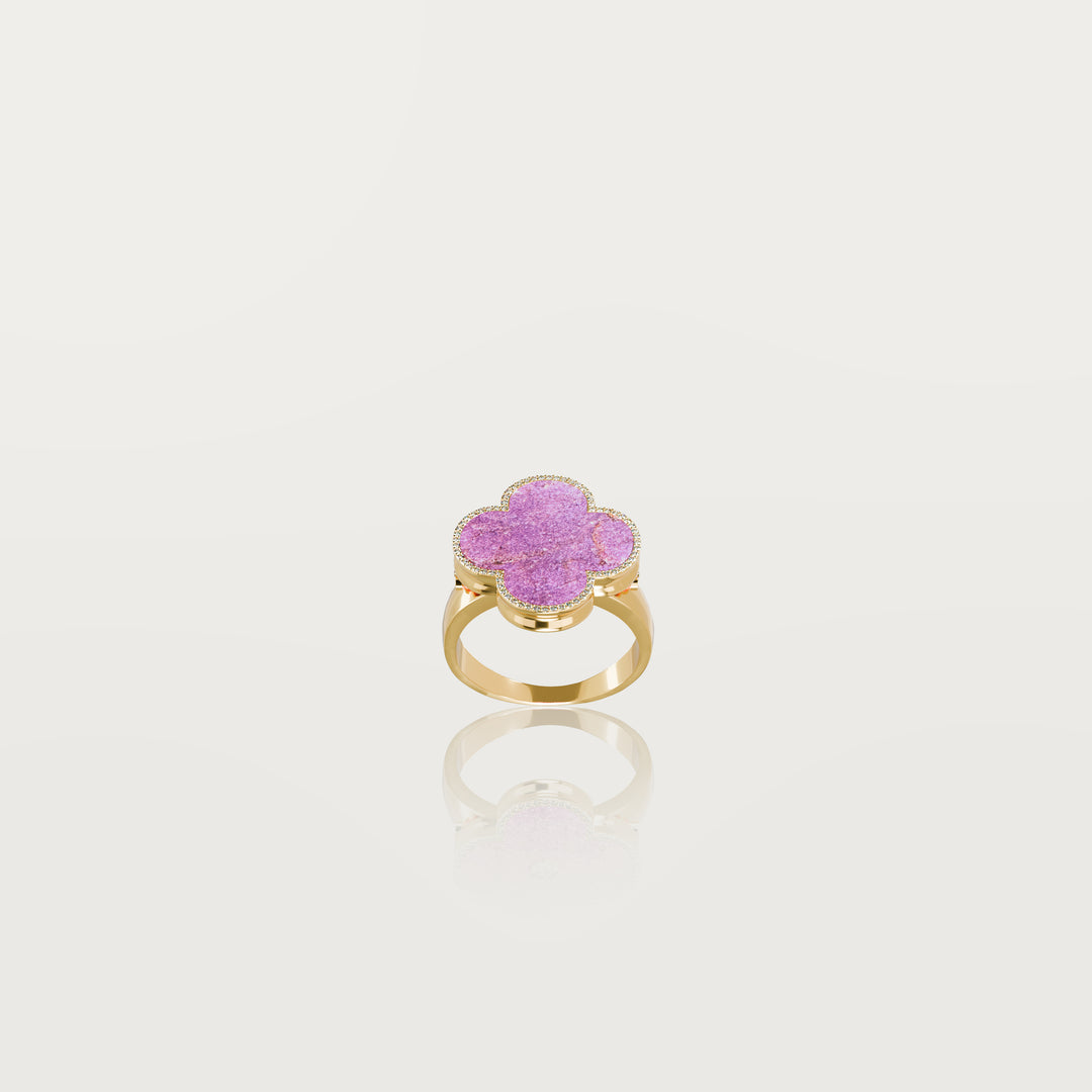 Pure simplicity clover ring 