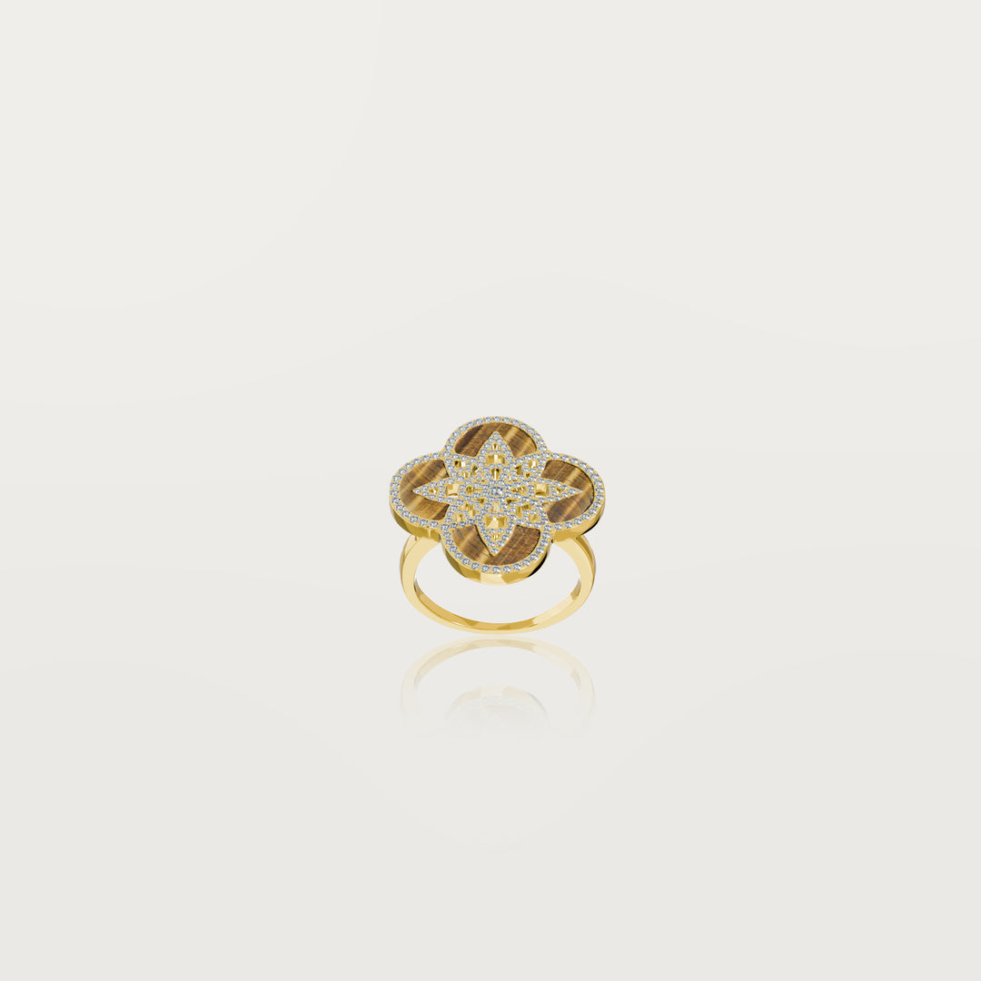 Eternal clover ring