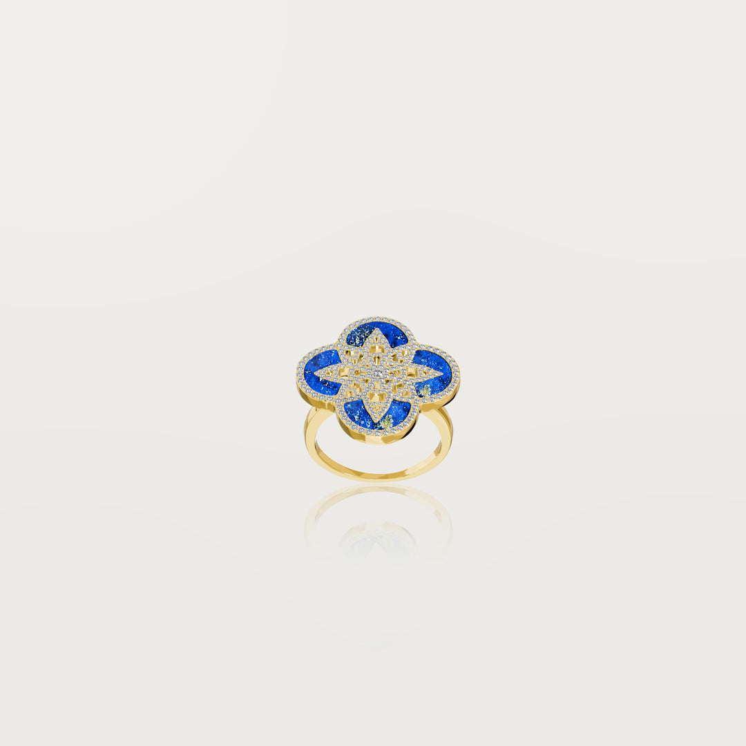 Bague trèfle éternel