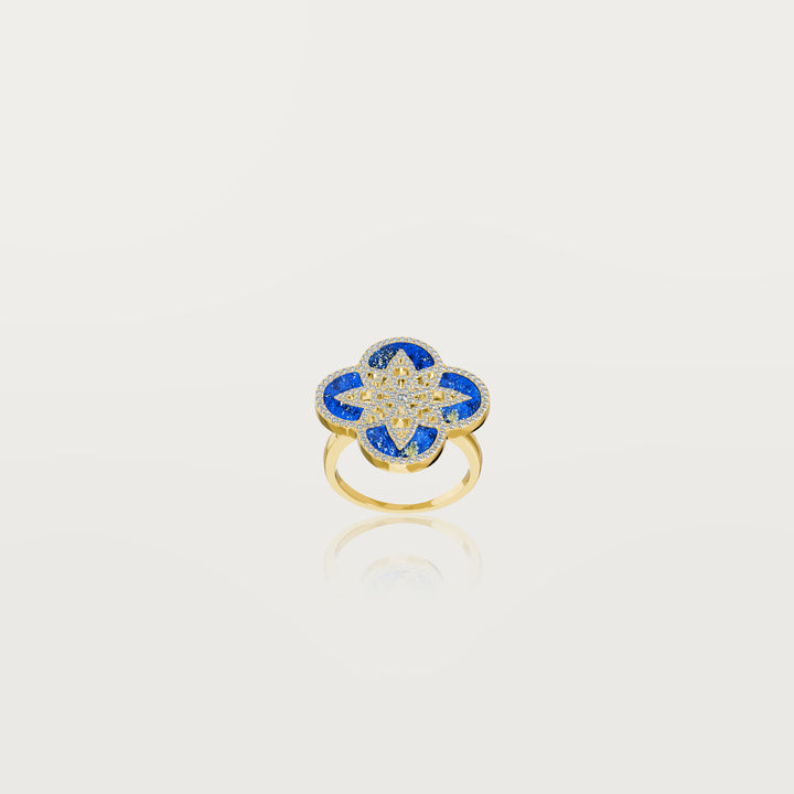 Bague trèfle éternel