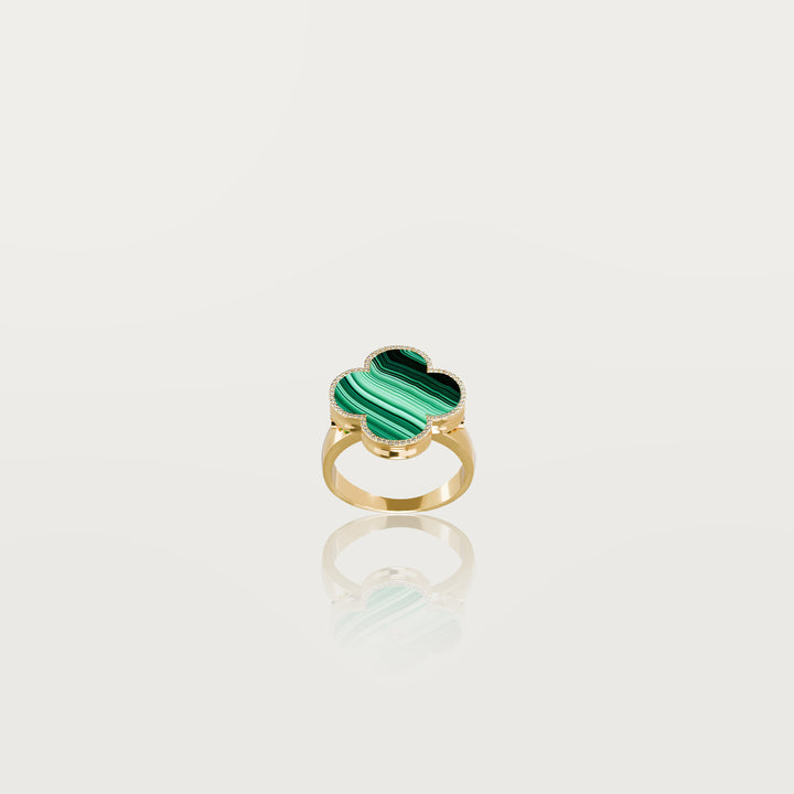 Pure simplicity clover ring 