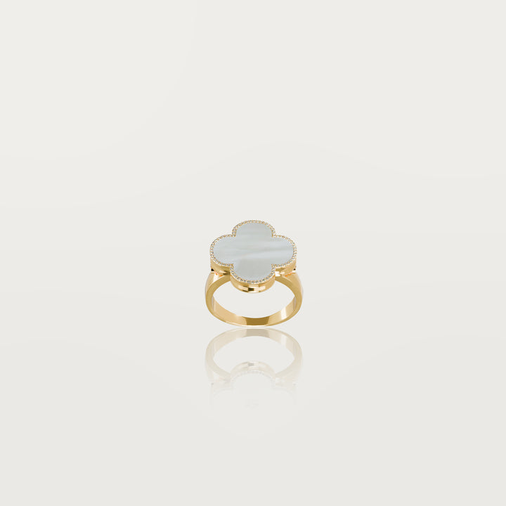 Pure simplicity clover ring 