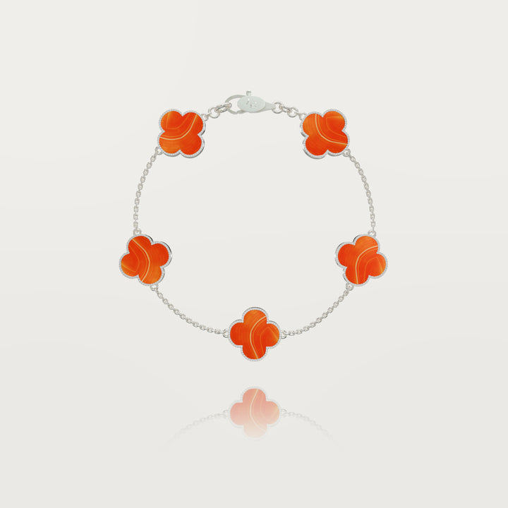 Pure simplicity multi clovers bracelet 