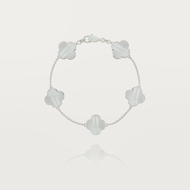 Pure simplicity multi clovers bracelet 