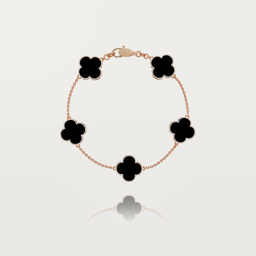 Pure simplicity multi clovers bracelet 