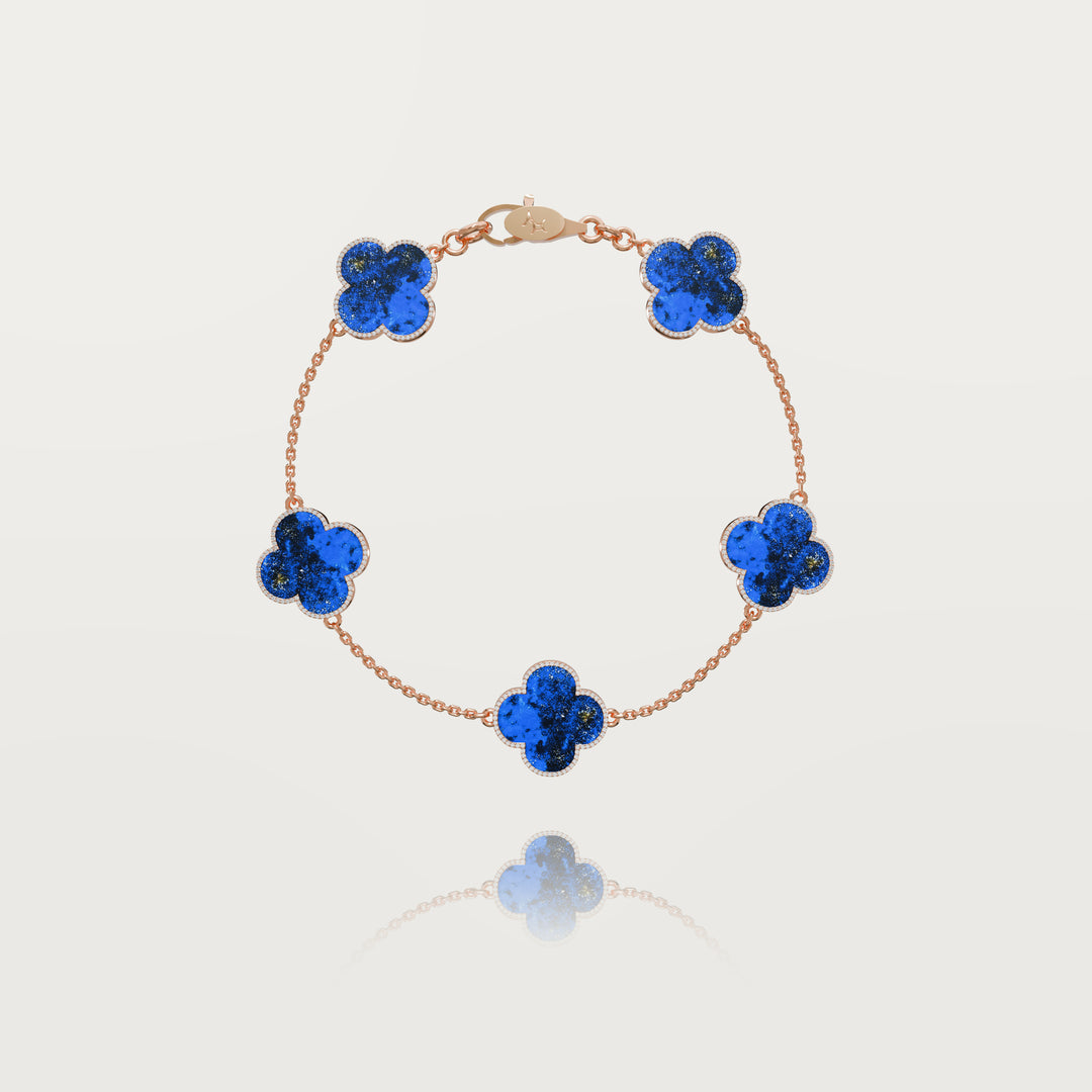 Pure simplicity multi clovers bracelet 