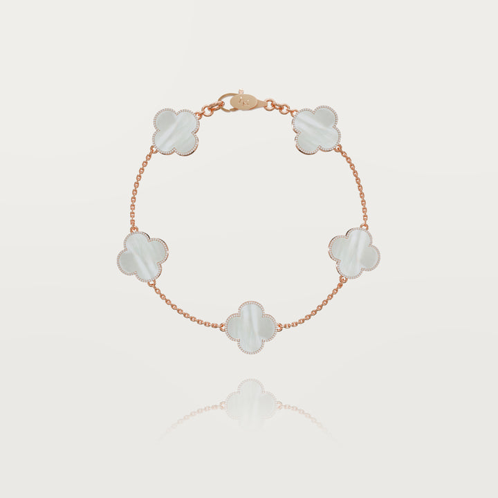 Pure simplicity multi clovers bracelet 