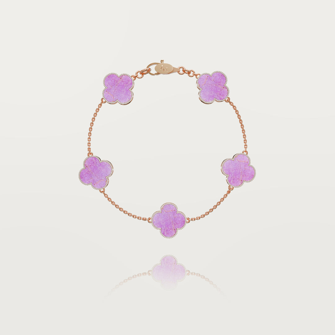 Pure simplicity multi clovers bracelet 