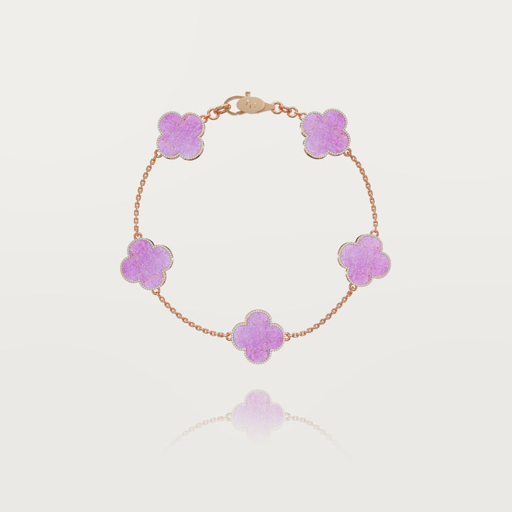 Pure simplicity multi clovers bracelet 