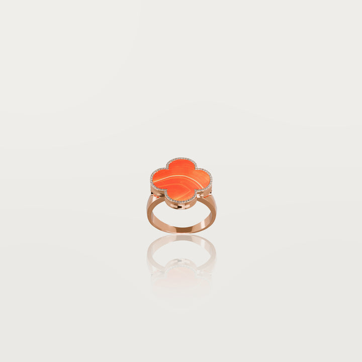 Pure simplicity clover ring 