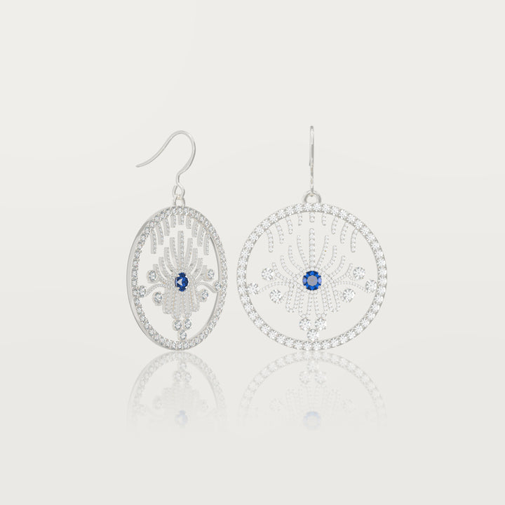 Mystical circle earrings 