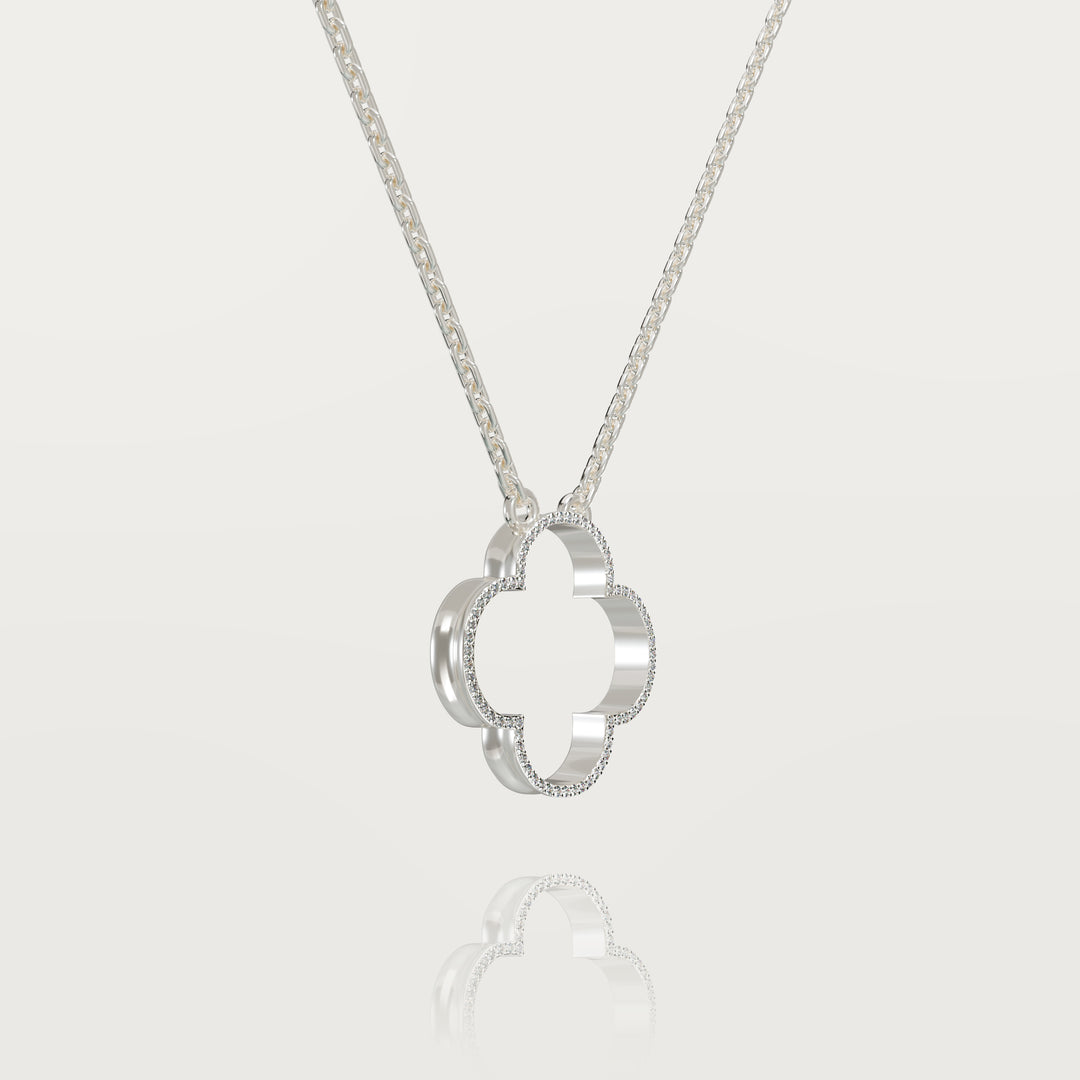 Sparkling Simplicity Clover Pendant 