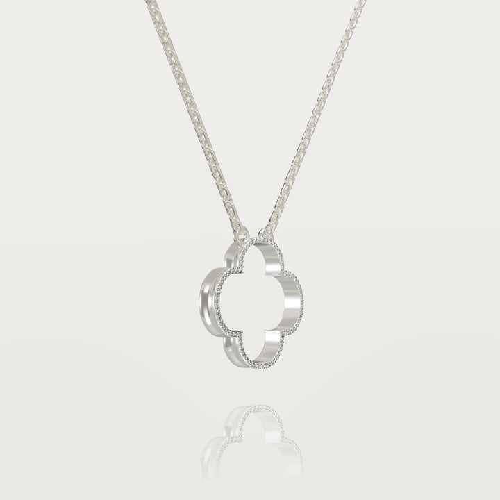 Sparkling Simplicity Clover Pendant 