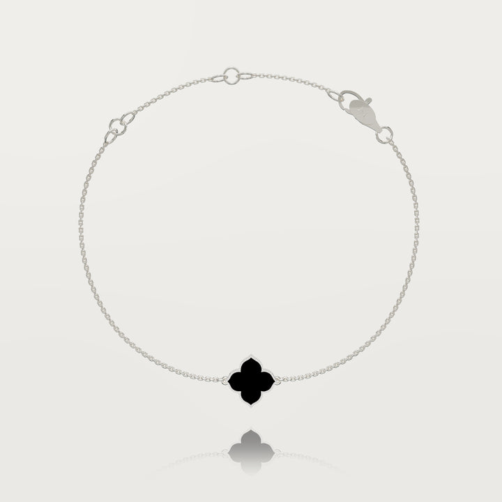 Refined oriental clover bracelet 